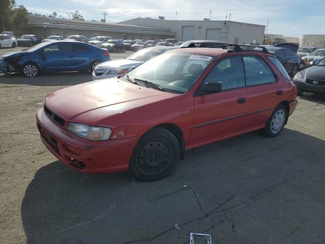 SUBARU IMPREZA L 1998 red  gas JF1GF4354WH800165 photo #1