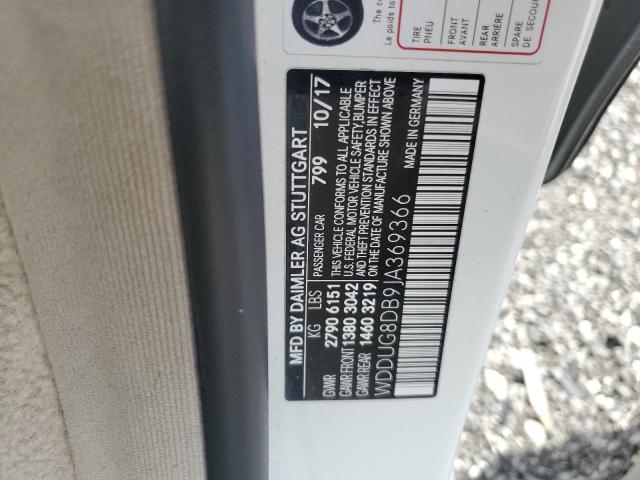 2018 MERCEDES-BENZ S 560 WDDUG8DB9JA369366