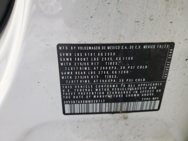 2021 VOLKSWAGEN TIGUAN SE - 3VV3B7AX8MM026717