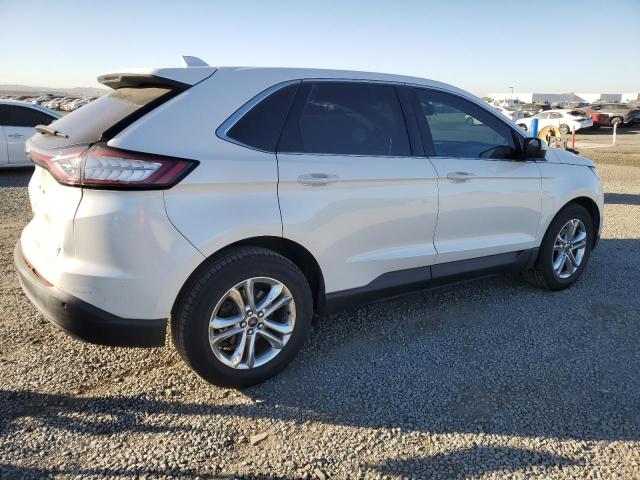 FORD EDGE SEL 2015 white  gas 2FMTK3J93FBC12447 photo #4