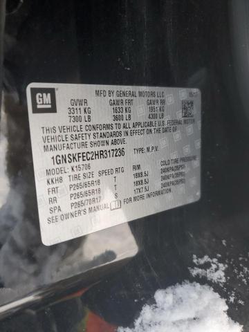 2017 CHEVROLET TAHOE SPEC 1GNSKFEC2HR317236