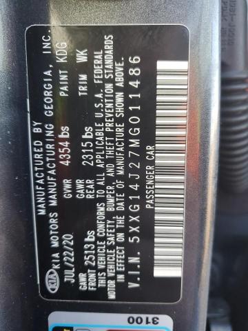2021 KIA K5 LXS - 5XXG14J27MG011486