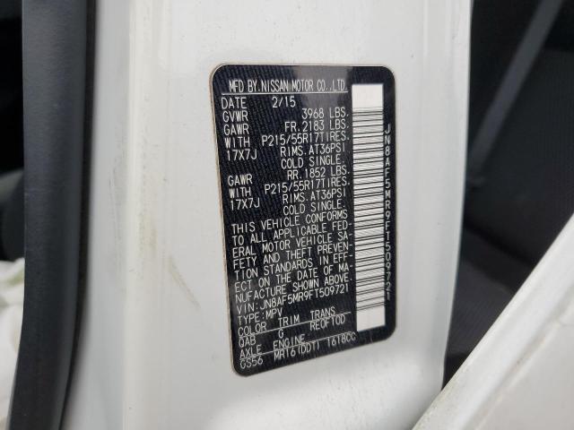 2015 NISSAN JUKE S - JN8AF5MR9FT509721