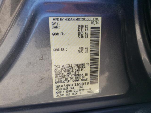 2015 NISSAN ALTIMA 2.5 - 1N4AL3APXFC169058
