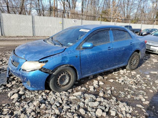 TOYOTA COROLLA BA 2009 blue sedan 4d gas 2T1BU40E39C109166 photo #1