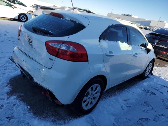 KIA RIO LX 2013 white  gas KNADM5A33D6129071 photo #4