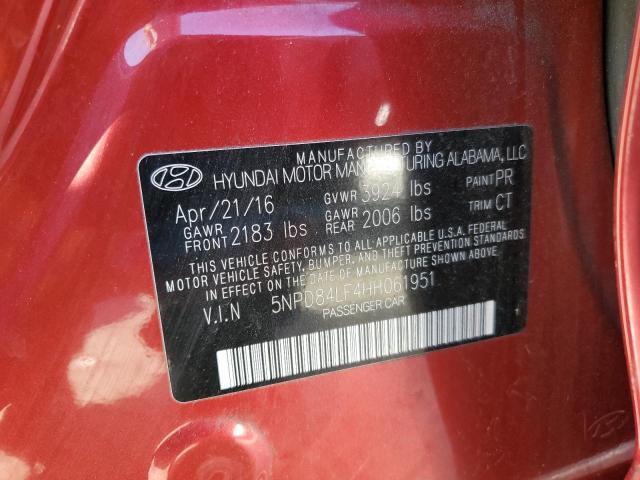2017 HYUNDAI ELANTRA SE - 5NPD84LF4HH061951