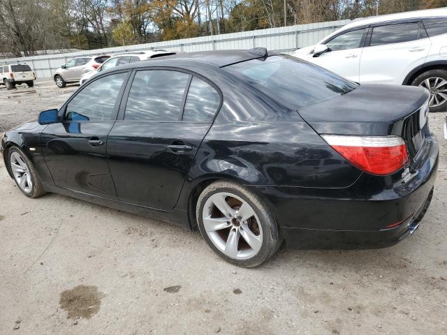 BMW 528 I 2008 black sedan 4d gas WBANU53518C113350 photo #3