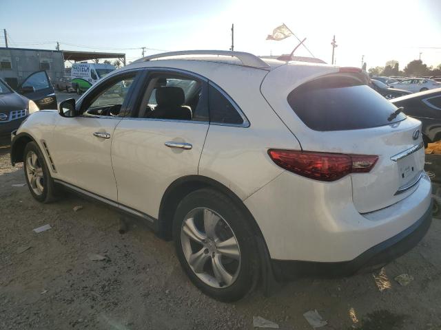 INFINITI FX35 2009 white  gas JNRAS18U59M100712 photo #3