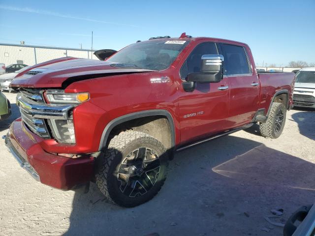 CHEVROLET SILVERADO 2023 red  Diesel 1GC4YREYXPF100370 photo #1