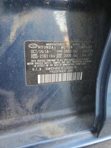 2015 HYUNDAI ELANTRA SE - KMHDH4AEXFU350678