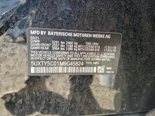 2021 BMW X3 XDRIVE3 - 5UXTY5C01M9G45824