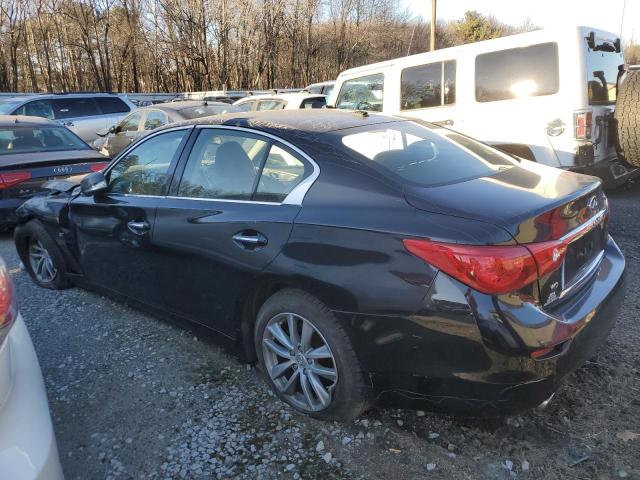 INFINITI Q50 BASE 2014 black  gas JN1BV7AR8EM701775 photo #3