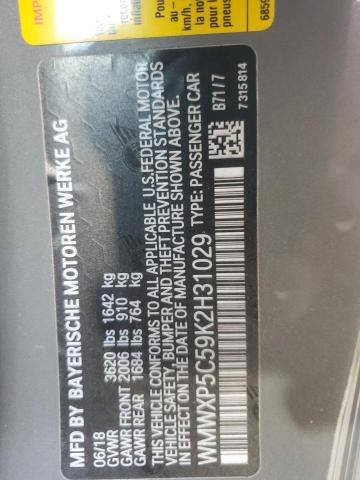 2019 MINI COOPER - WMWXP5C59K2H31029