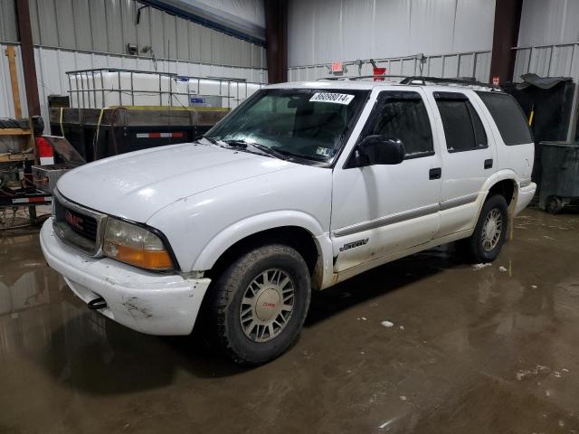 GMC JIMMY 2001 white  gas 1GKDT13W112100391 photo #1