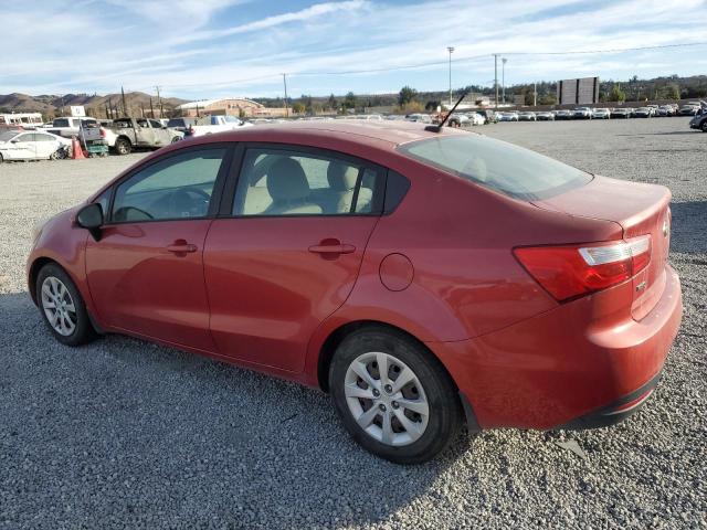 KIA RIO LX 2015 red sedan 4d gas KNADM4A30F6494935 photo #3