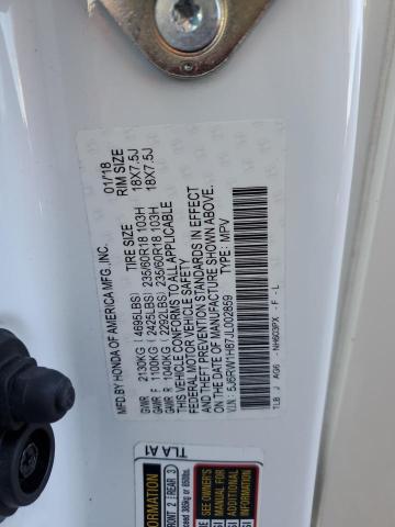 2018 HONDA CR-V EXL - 5J6RW1H87JL002859