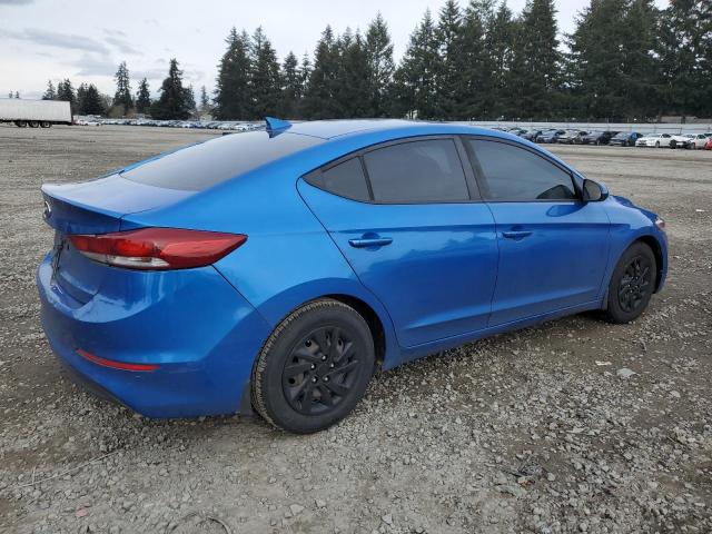 HYUNDAI ELANTRA SE 2017 blue  gas KMHD74LF5HU394891 photo #4