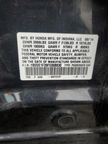 2015 ACURA ILX 20 19VDE1F39FE008830
