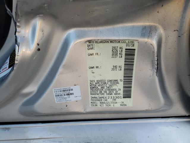 2018 NISSAN ALTIMA 2.5 - 1N4AL3AP6JC233301