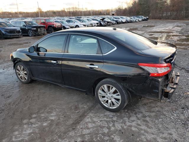 NISSAN SENTRA S 2014 black  gas 3N1AB7AP8EY206752 photo #3