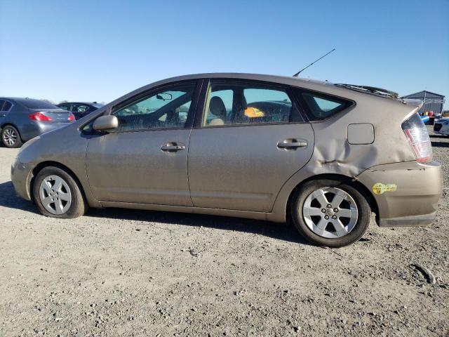 TOYOTA PRIUS 2005 gold  hybrid engine JTDKB20U750123397 photo #3