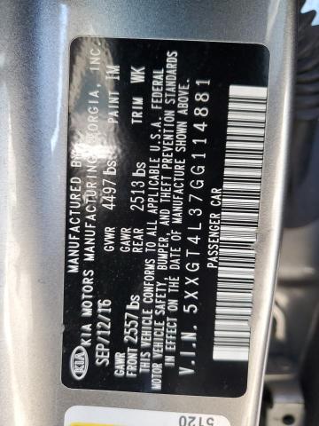 2016 KIA OPTIMA LX 5XXGT4L37GG114881