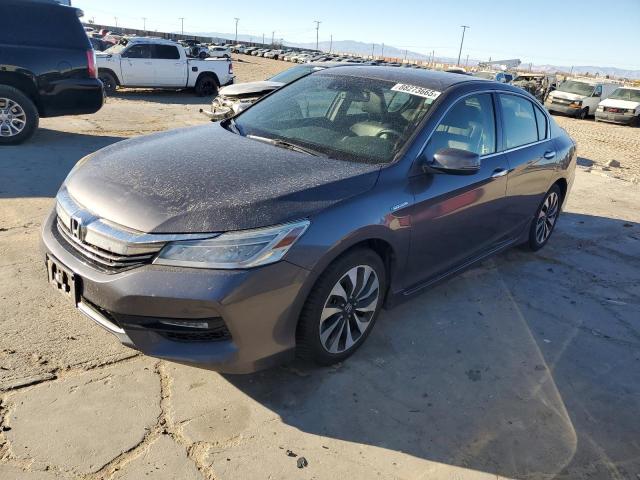 HONDA ACCORD TOU 2017 gray  hybrid engine JHMCR6F75HC031103 photo #1