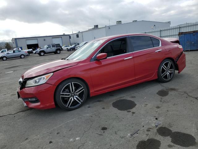 Vin: 1hgcr2f51ga227981, lot: 43005885, honda accord sport 20161