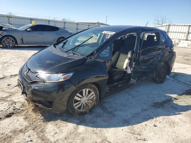 HONDA FIT LX 2016 black  gas JHMGK5H54GX014330 photo #1