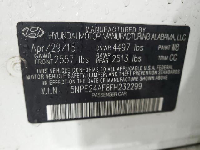 2015 HYUNDAI SONATA SE - 5NPE24AF8FH232299
