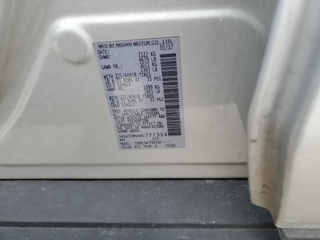 2017 NISSAN ROGUE SV - 5N1AT2MVXHC777353