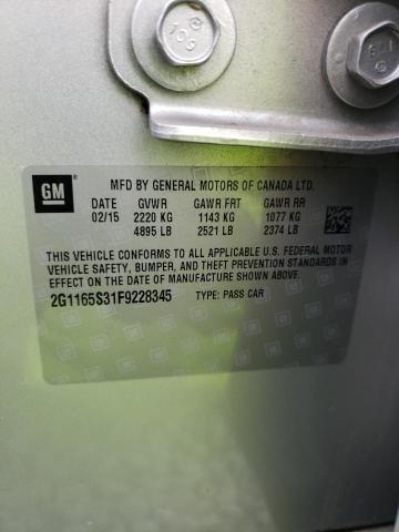 2015 CHEVROLET IMPALA LTZ - 2G1165S31F9228345