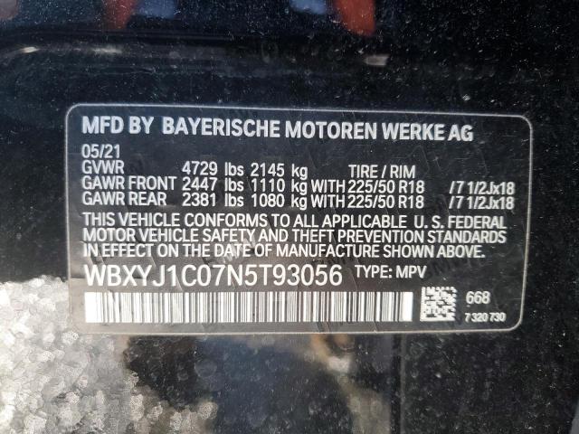 2022 BMW X2 XDRIVE2 WBXYJ1C07N5T93056