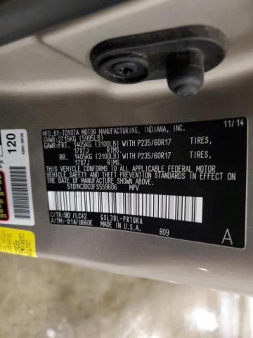 2015 TOYOTA SIENNA XLE - 5TDYK3DC0FS559606
