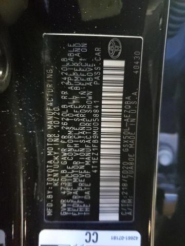 2021 TOYOTA AVALON NIG 4T1EZ1FB9MU058841