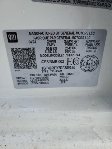 2024 GMC SIERRA K25 - 1GT49REY7RF389160