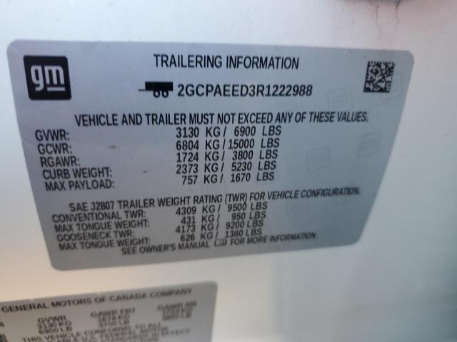 2024 CHEVROLET SILVERADO - 2GCPAEED3R1222988