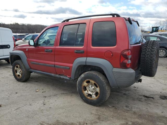 JEEP LIBERTY SP 2007 red  gas 1J4GL48K37W533240 photo #3