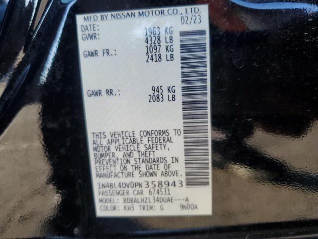 2023 NISSAN ALTIMA SV - 1N4BL4DV0PN358943