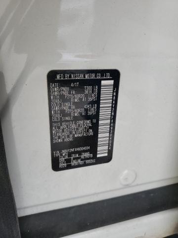 2017 NISSAN ARMADA PLA JN8AY2NFXH9304034