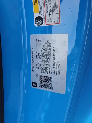 2022 CHEVROLET CAMARO LT1 1G1FF1R78N0126475