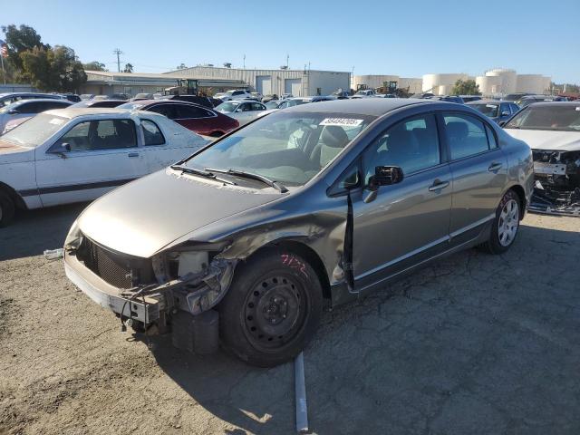 HONDA CIVIC LX 2006 gray  gas 1HGFA16506L092574 photo #1