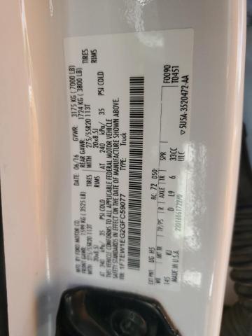 2016 FORD F150 SUPER 1FTEW1EG2GFC59077