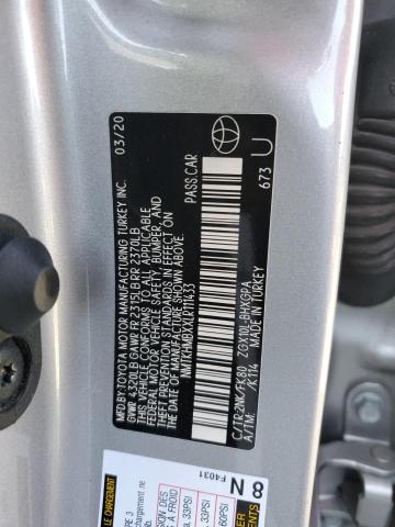 2020 TOYOTA C-HR XLE - NMTKHMBXXLR111433