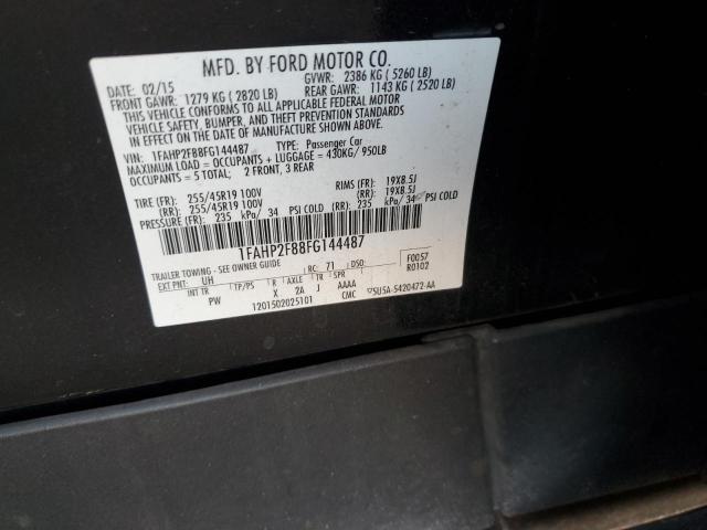 2015 FORD TAURUS LIM - 1FAHP2F88FG144487