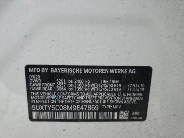 2021 BMW X3 XDRIVE3 - 5UXTY5C08M9E47869