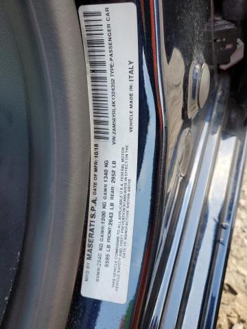 2019 MASERATI QUATTROPOR - ZAM56YRL4K1324352