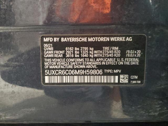 2021 BMW X5 XDRIVE4 - 5UXCR6C06M9H59806