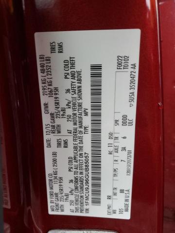 2016 FORD ESCAPE TIT - 1FMCU9J96GUB85057
